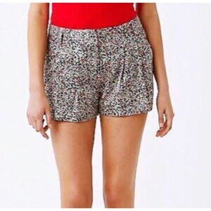 Anthropologie COREY LYNN CALTER Ditzy Floral Print Silk/Cotton Shorts Size 10